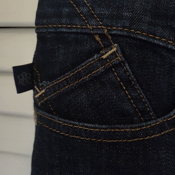Rock & Republic Kasandra Women's Dark Wash Denim Jeans 14 Petite Short EUC - Picture 5 of 11
